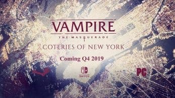 [Act.] Anunciado Vampire: The Masquerade – Coteries of New York para Nintendo Switch