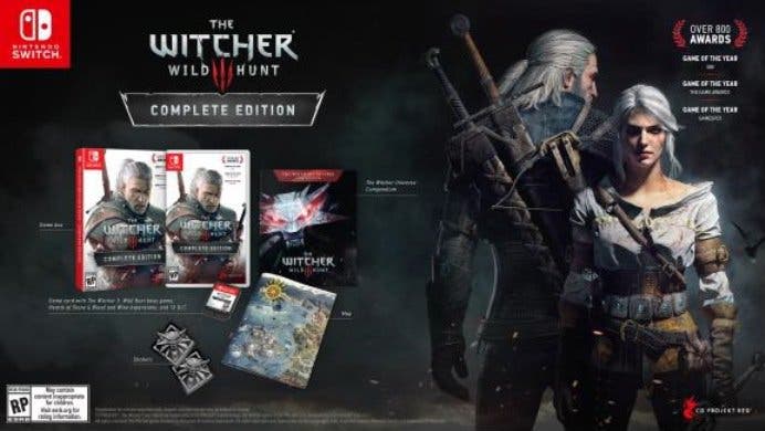 The Witcher 3: Wild Hunt para Nintendo Switch: Detalles técnicos y bonus de la versión física