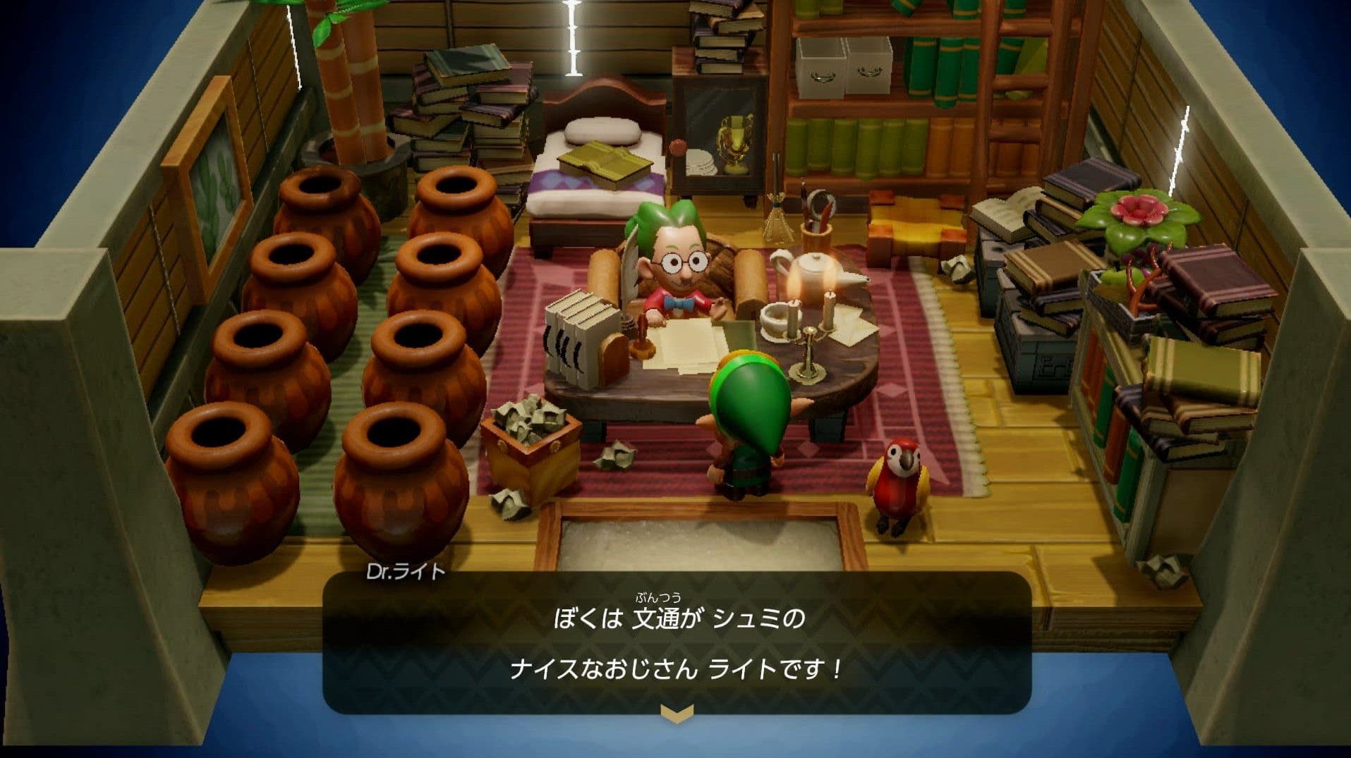 La cuenta oficial japonesa de Twitter de la saga Zelda comparte detalles sobre el Sr. Write de The Legend of Zelda: Link’s Awakening
