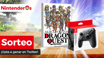 [Act.] ¡Sorteamos un Nintendo Switch Pro Controller y un libro de ilustraciones de Dragon Quest de Akira Toriyama!