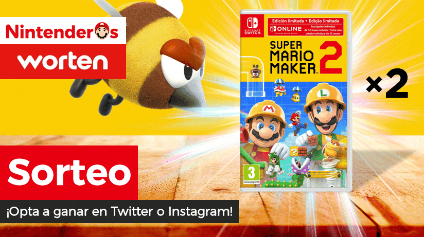 [Act.] ¡Sorteamos 2 Ediciones Limitadas de Super Mario Maker 2 en Twitter e Instagram!