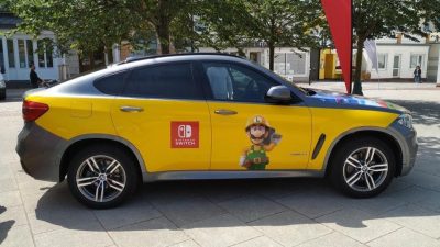 Nintendo promociona Super Mario Maker 2 con un BMW en Alemania