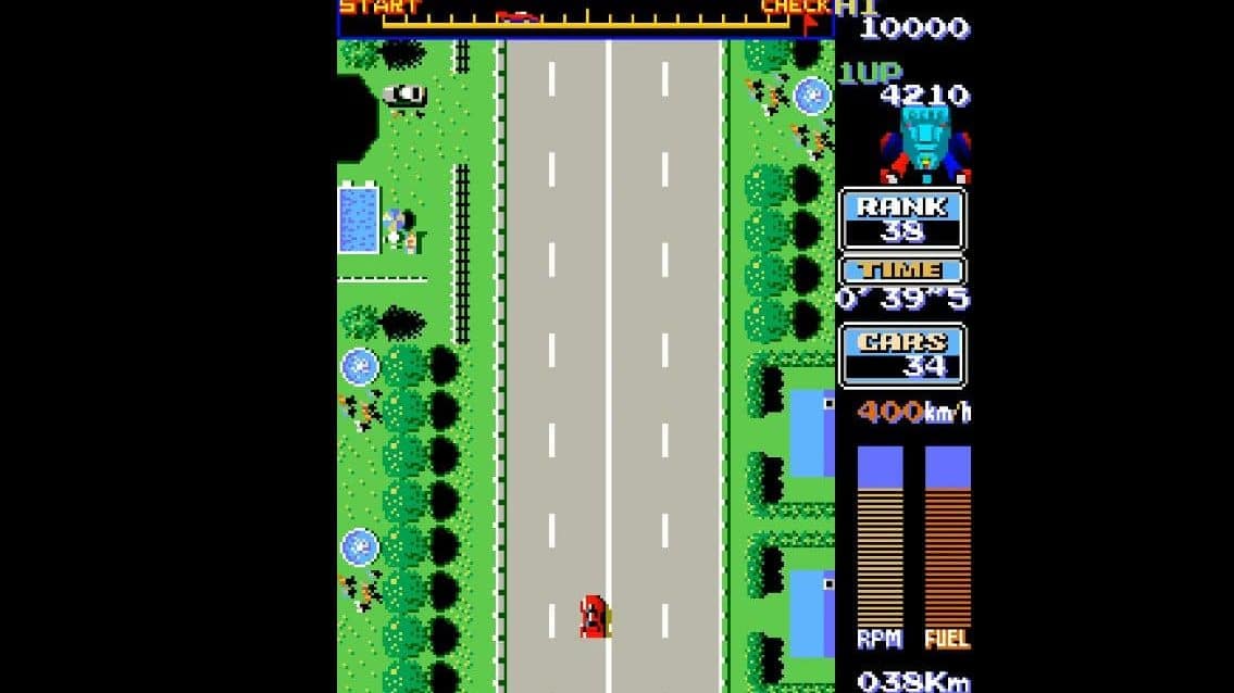 Road Fighter llegará este jueves a Nintendo Switch bajo el sello Arcade Archives de Hamster