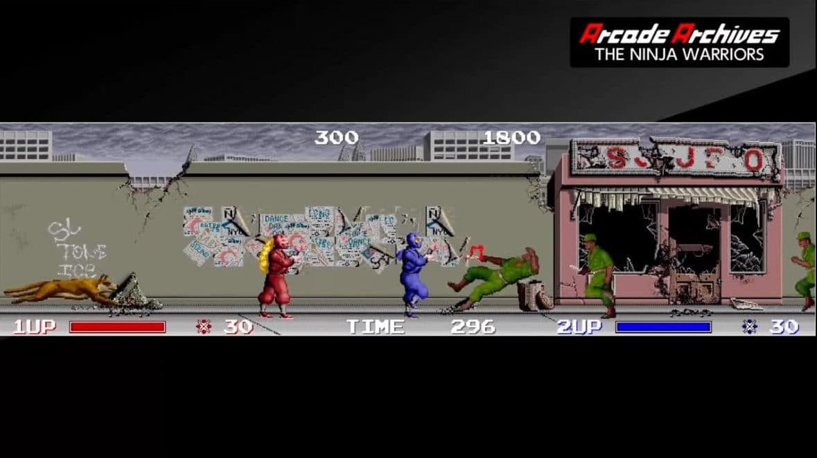 The Ninja Warriors llegará este jueves a Nintendo Switch bajo el sello Arcade Archives de Hamster