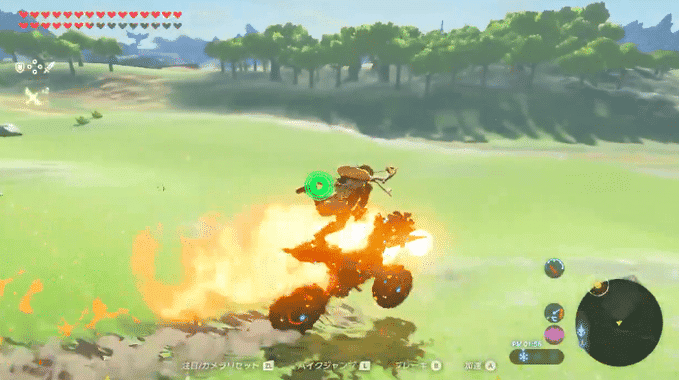 Nuevo glitch de Zelda: Breath of the Wild convierte la Moto Hyliana Alfa en una potente arma