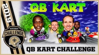 Los New Orleans Saints entrenan con un desafío especial de Mario Kart
