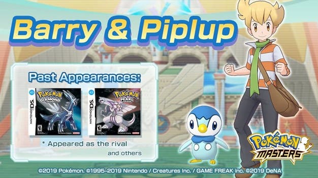 Israel y Piplup se presentan en Pokémon Masters