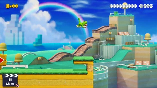 Luigi puede desafiar la gravedad de un salto con este nuevo glitch de Super Mario Maker 2