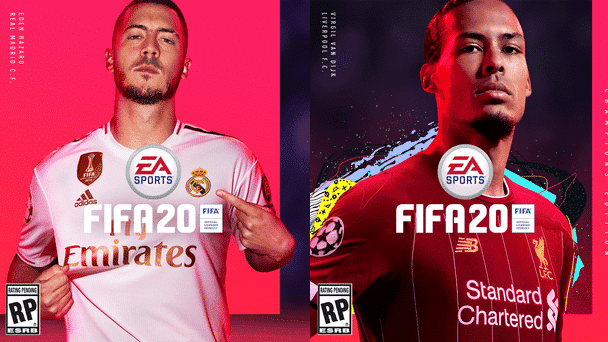 Eden Hazard y Virgil van Djik protagonizan las portadas de FIFA 20