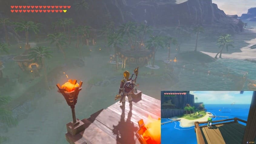 La Isla Initia de Zelda: The Wind Waker parece haber sido descubierta en Breath of the Wild