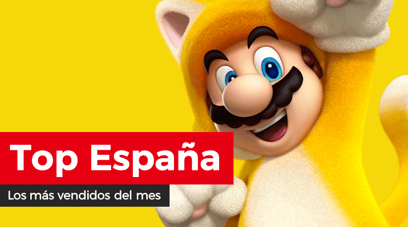Ventas de videojuegos durante el pasado mes de julio en España: Super Mario Maker 2 se mantiene en lo más alto