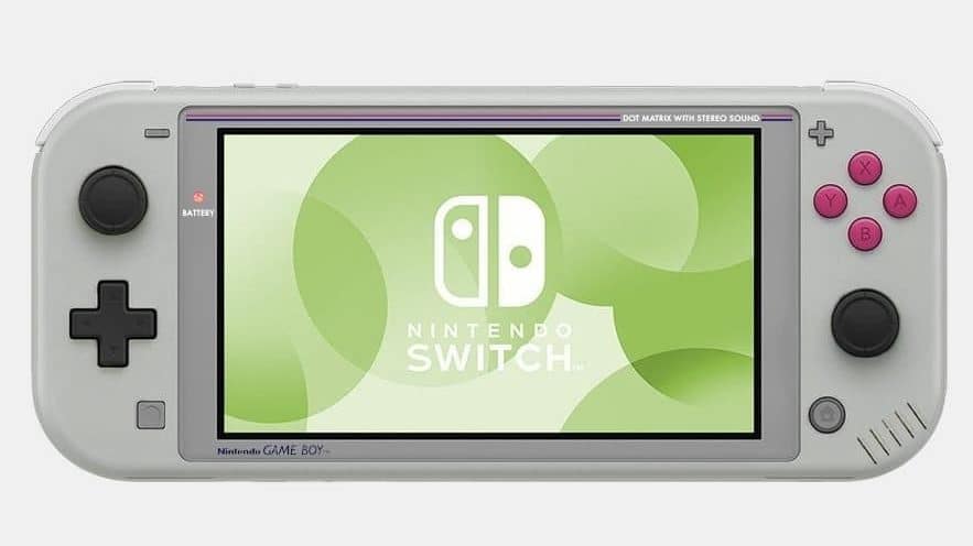 Imaginan como sería una Nintendo Switch Lite inspirada en Game Boy