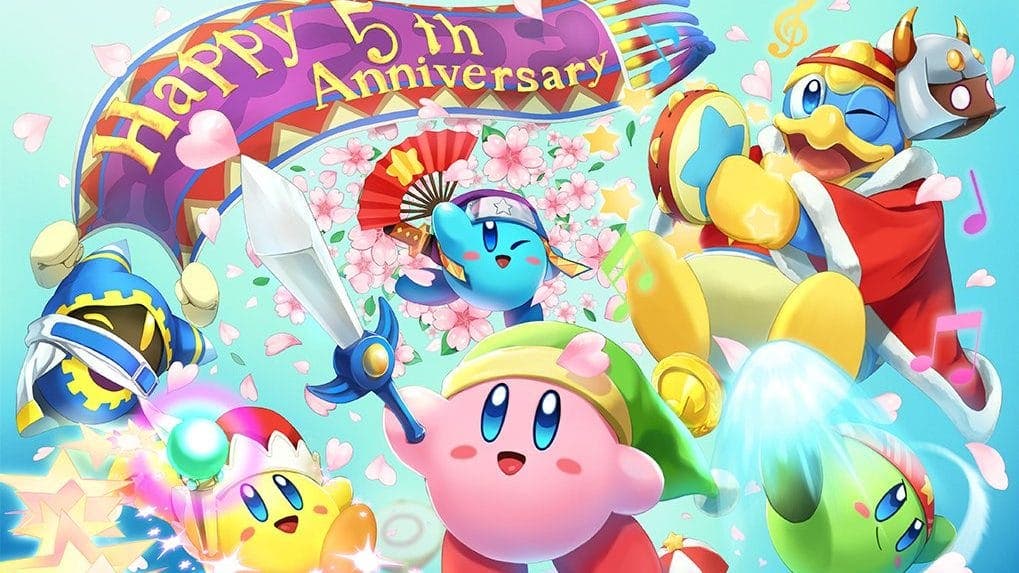Hoy se cumple el 5º aniversario de Kirby Fighters Deluxe y Dedede’s Drum Dash Deluxe