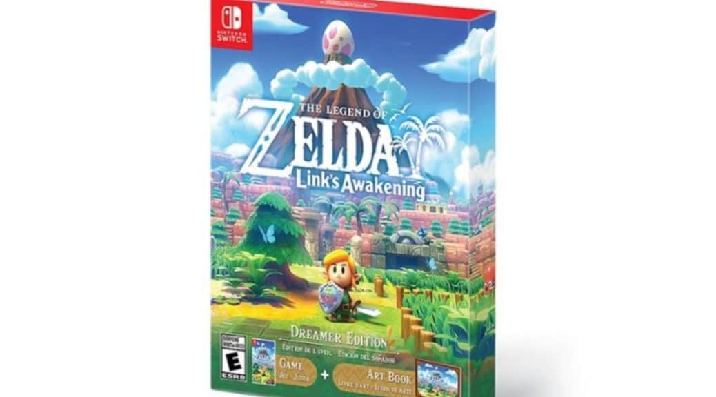 Este es el diseño de la caja de la Zelda: Link’s Awakening Dreamer Edition americana