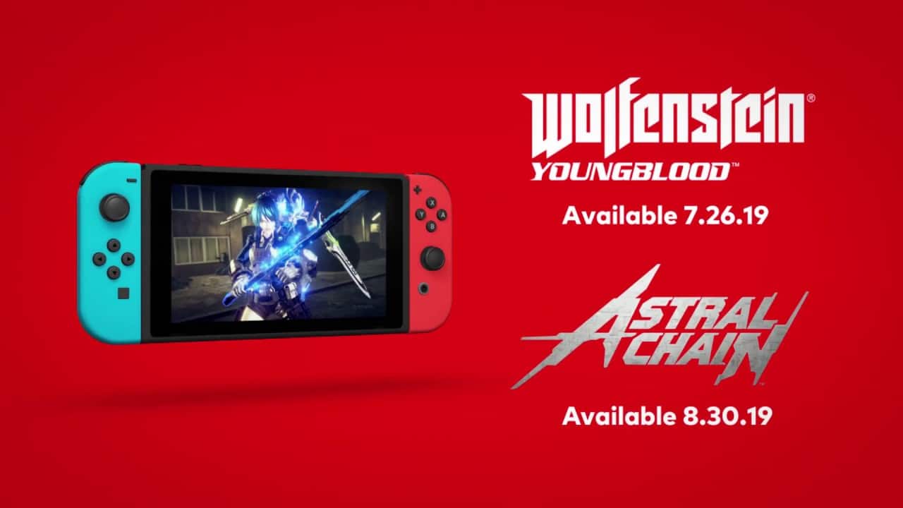 Wolfenstein: Youngblood y Astral Chain protagonizan el nuevo vídeo promocional de Nintendo Switch