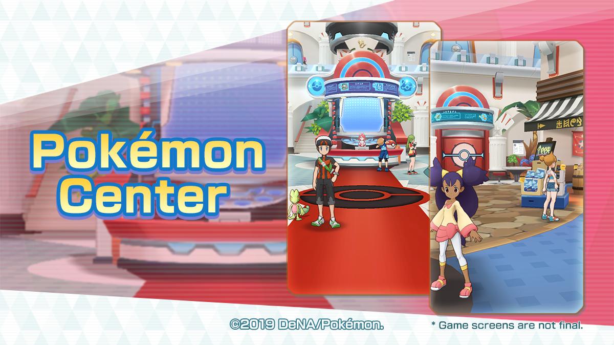 Captures of PokÃ©mon Masters show us a PokÃ©mon Center and a new Passio area