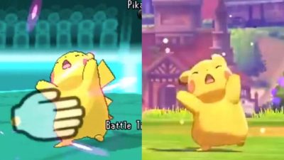 Pokémon Espada y Escudo reutiliza animaciones de Nintendo 3DS