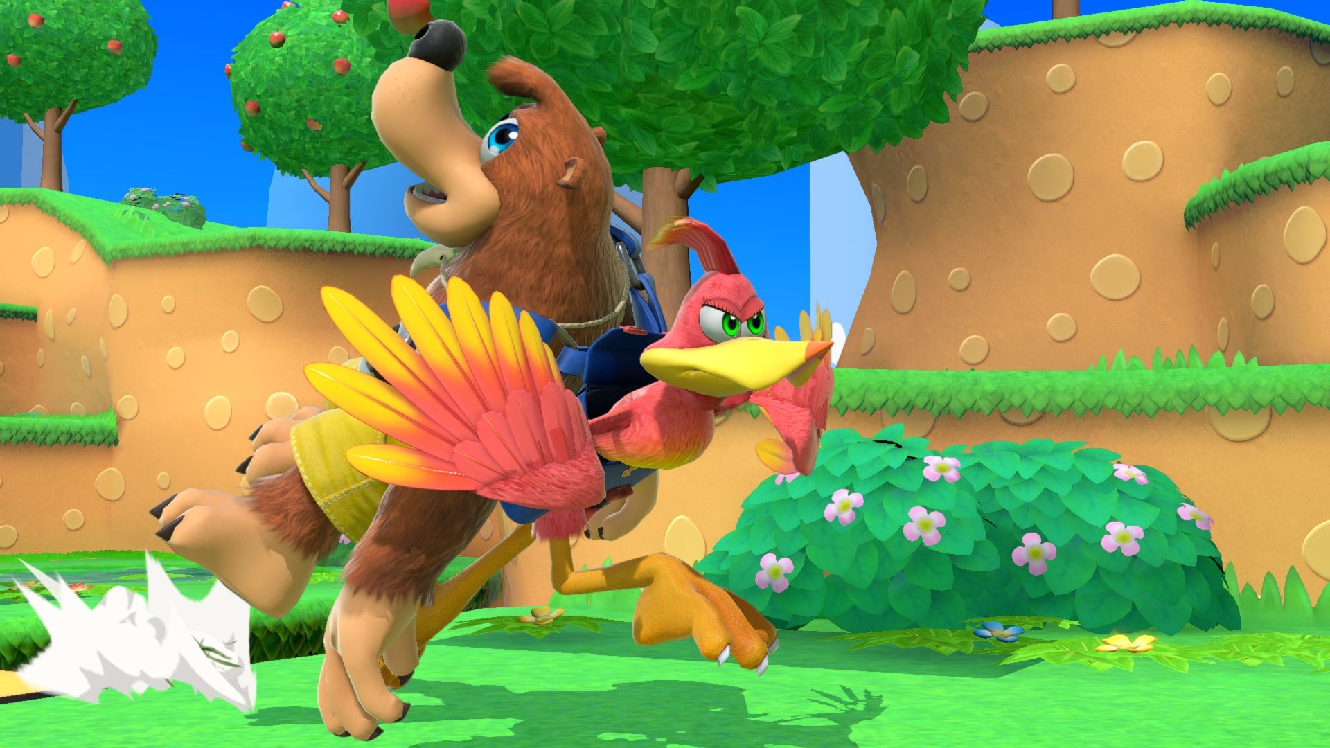 Estas capturas de pantalla nos muestran al Héroe de Dragon Quest y Banjo-Kazooie al detalle en Super Smash Bros. Ultimate