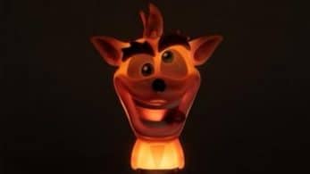 Estás lámparas son ideales para los fans de Crash Bandicoot