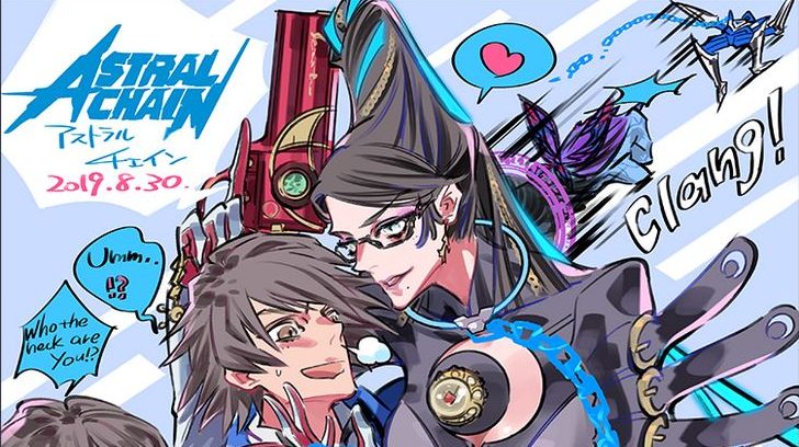 La diseñadora de Bayonetta comparte esta imagen para celebrar el estreno de Astral Chain