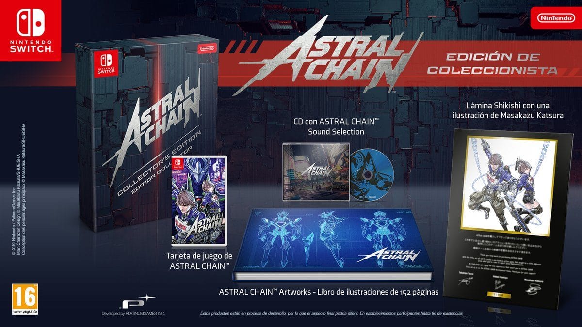 Primer unboxing de la edición coleccionista europea de Astral Chain