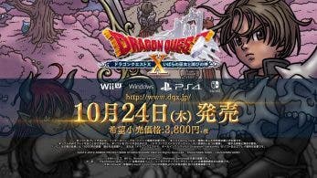 Dragon Quest X: Ibara no Miko to Horobi no Kami Online llega el 24 de octubre a Switch y Wii U