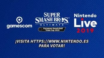 Ya puedes votar por tu jugador favorito de Super Smash Bros. Ultimate en la Gamescom 2019