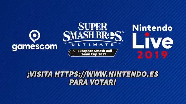 Ya puedes votar por tu jugador favorito de Super Smash Bros. Ultimate en la Gamescom 2019