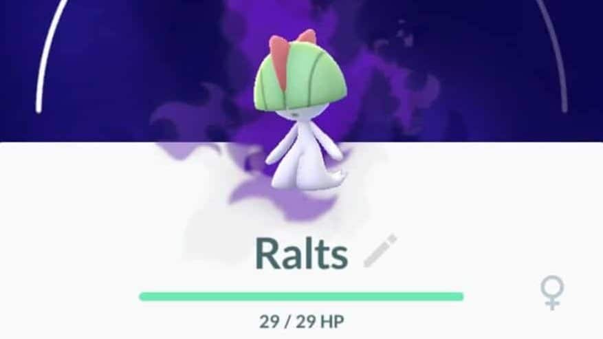 Ralts sombra llega a Pokémon GO junto a una nueva actualización