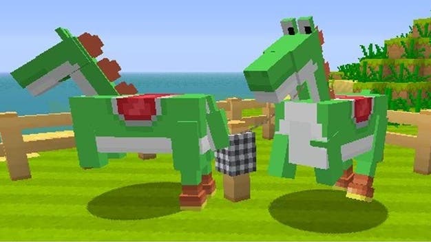 Minecraft: Wii U Edition estuvo a punto de incluir un skin de Yoshi en forma de caballo