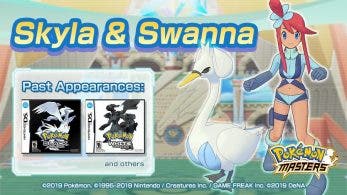 Pokémon Masters nos presenta a Gerania y Swanna de Pokémon Negro y Blanco