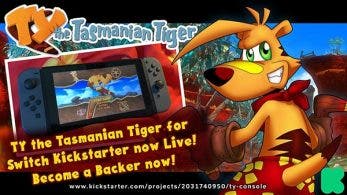 Ya disponible el Kickstarter de TY the Tasmanian Tiger para Nintendo Switch
