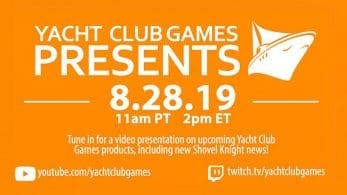 Yacht Club Games confirma un directo con novedades de Shovel Knight y más para el 28 de agosto