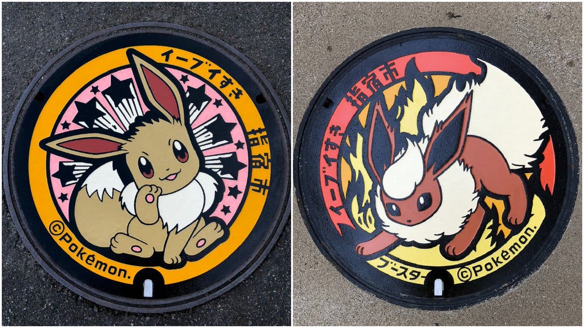 Hay alcantarillas de Pokémon en Japón y son simplemente geniales