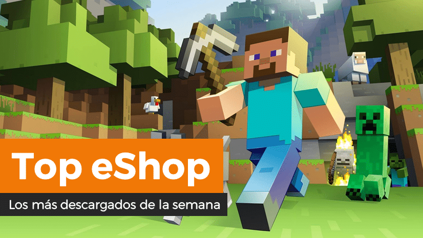 Minecraft escala hasta la primera posición del top de los más descargados de la semana en la eShop de Nintendo Switch (28/8/21)