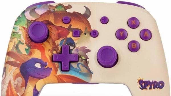 PowerA lanza un mando inalámbrico de Nintendo Switch con motivo de Spyro