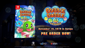 Anunciado Bubble Bobble 4 Friends para Nintendo Switch