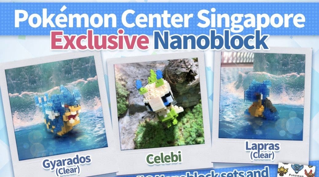 Estos tres Nanoblocks de Pokémon ya se pueden reservar en NintendoSoup Store
