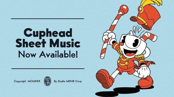 Ya están disponibles las partituras oficiales de Cuphead