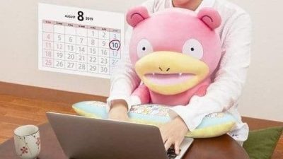 Bandai anuncia un nuevo cojín de Slowpoke para PC