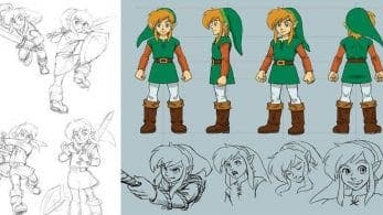 Esta galería nos muestra interesantes bocetos de Zelda: Link’s Awakening