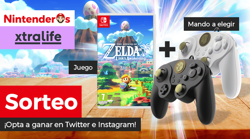 [Act.] ¡Sorteamos una copia de Zelda: Link’s Awakening + Mando Pro de Link o Zelda junto a Xtralife!