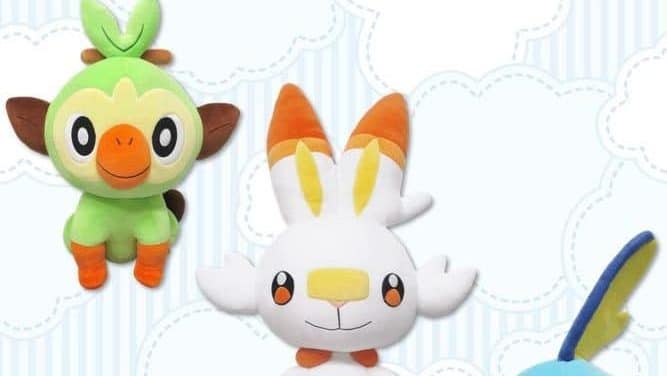 Amazon Japón abre las reservas de la nueva colección de peluches Pokémon de Espada y Escudo