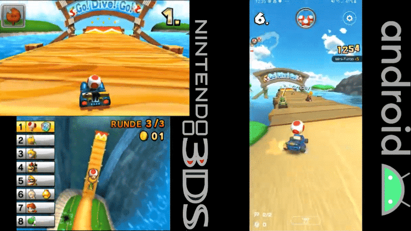 Comparativa en vídeo de las pistas de Mario Kart 7 con su versión en Mario Kart Tour