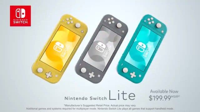 Nuevo vídeo promocional de Nintendo Switch Lite