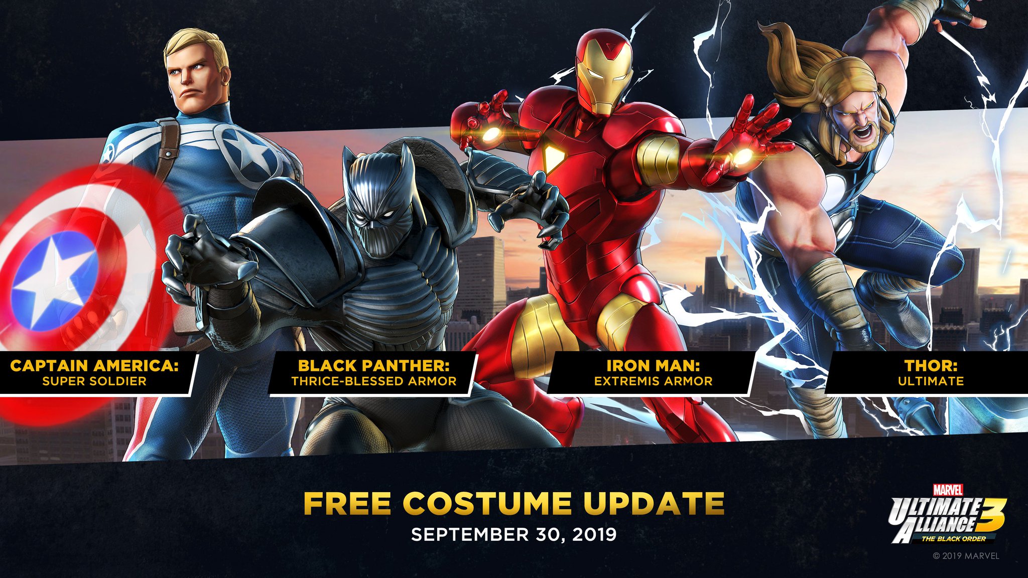 [Act.] Marvel Ultimate Alliance 3: Ya disponible el DLC Marvel Knights: Curse of the Vampire y los nuevos trajes gratuitos