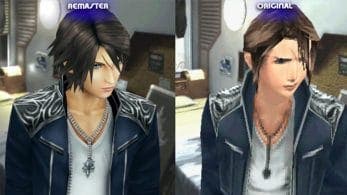 Comparación gráfica entre Final Fantasy VIII Remastered para Switch y el original