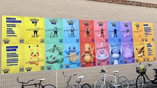 The Pokémon Company decora Shibuya con carteles de Pokémon GO