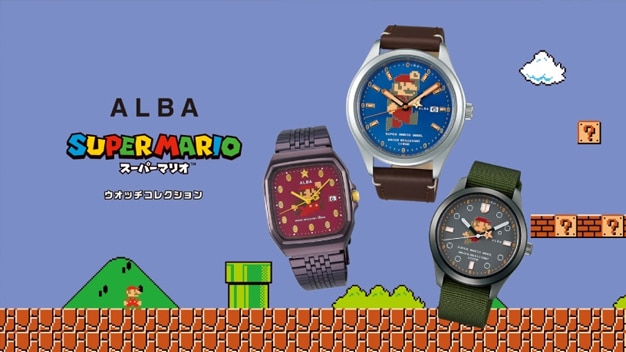 Seiko anuncia una nueva línea de relojes de Super Mario Bros.