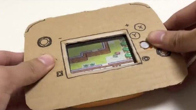 El vídeo de un fan jugando a Zelda: Link’s Awakening en una Switch de cartón se hace viral en Japón